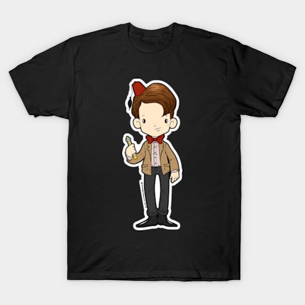 11th Doctor T-Shirt by SpacebatDesigns 